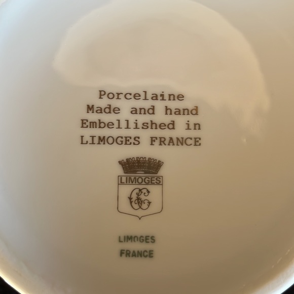 Porcelaine Hand Embellished Limoges Bowl/Dish - Picture 4 of 9